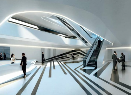 Помещение 3000 м2 Бизнес-центр Dominion Tower – фото объекта