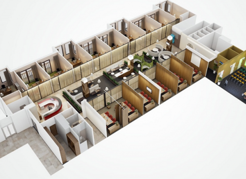 Помещение 74 м2 Бизнес-центр Галерея Москва – фото объекта